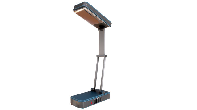 table lamp and battery torch 3D Model .c4d .max .obj .3ds .fbx .stl .blend 