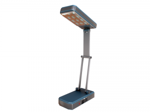 table lamp and battery torch 3D Model