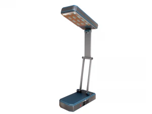 table lamp and battery torch 3D Model