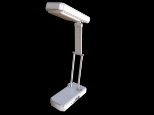 table lamp and battery torch 3D Model