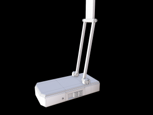 table lamp and battery torch 3D Model