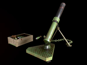 mortar 3D Model