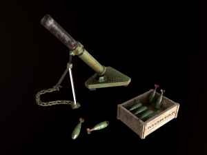 mortar 3D-Modell