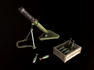 mortar 3D Model