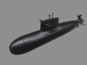 submarine Modello 3D