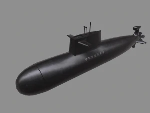 潜水艦 3Dモデル