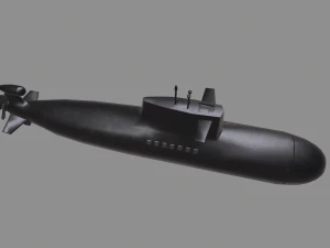 潜水艦 3Dモデル