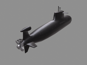 submarine Modello 3D