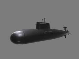 submarine Modello 3D
