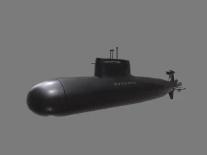 潜水艦 3Dモデル