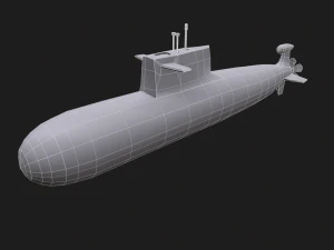 潜水艦 3Dモデル