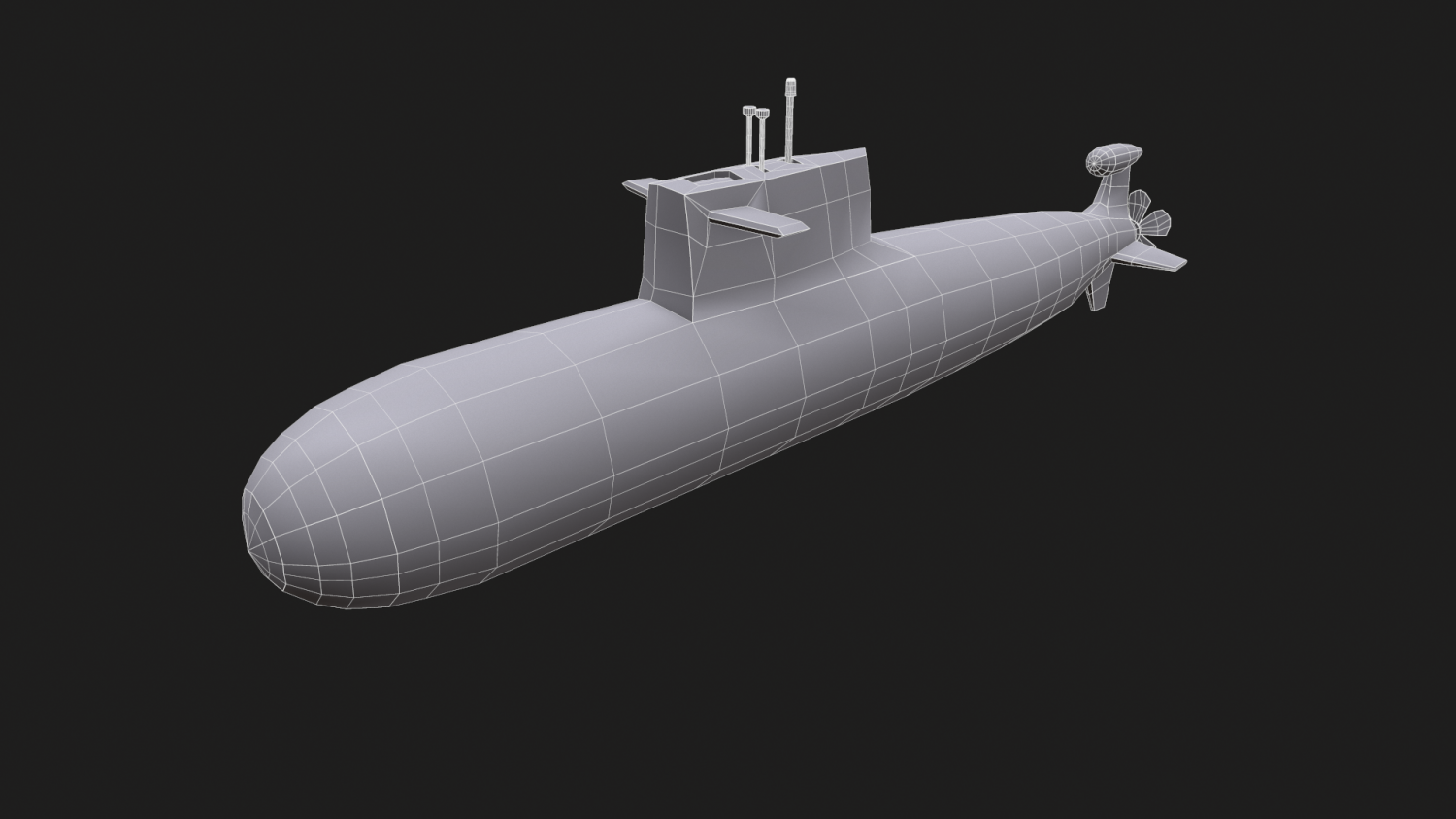 Подводная лодка 3д ручкой