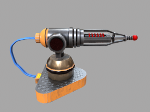 laser cannon 3D 모델