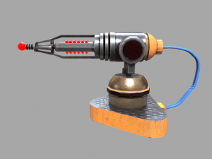 laser cannon 3D 모델