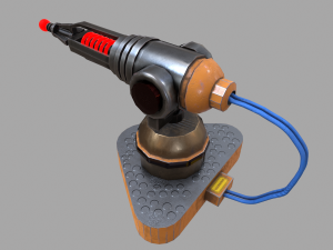 laser cannon 3D 모델