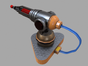 laser cannon 3D 모델