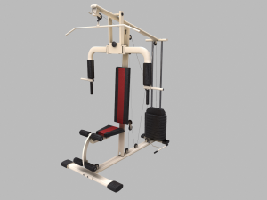 multi home gym machine 3Dモデル