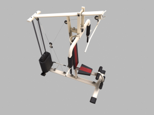multi home gym machine Model 3D