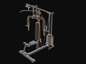multi home gym machine 3D Model