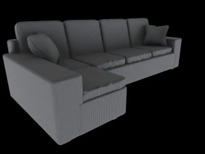 l-shaped sofa 3D Model