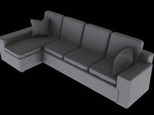 l-shaped sofa 3D Model