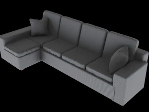 l-shaped sofa 3D Model
