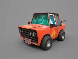 toy car lowpoly 3D Model