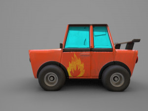 toy car lowpoly Model 3D