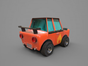 toy car lowpoly Model 3D