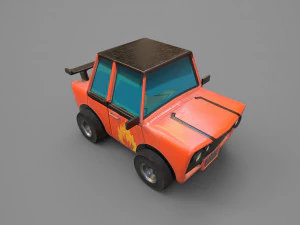 toy car lowpoly 3D Model