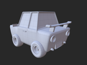toy car lowpoly Model 3D