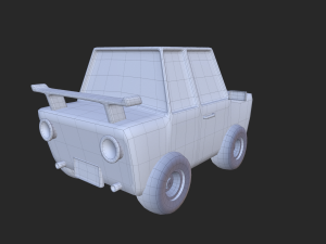 toy car lowpoly Model 3D