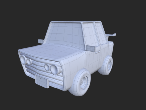 toy car lowpoly Model 3D