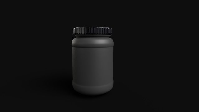 Plastic Bottle Container 3D 모델 .c4d .max .obj .3ds .fbx .stl .blend 