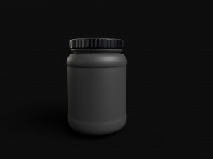 Plastic Bottle Container Modello 3D