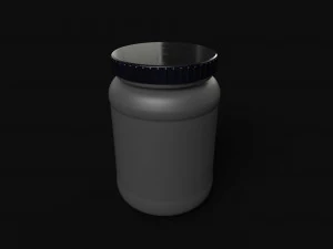 Plastic Bottle Container 3D Model