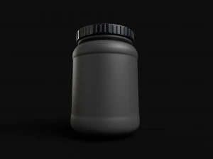 Plastic Bottle Container 3D Model