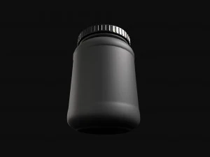 Plastic Bottle Container 3D Model