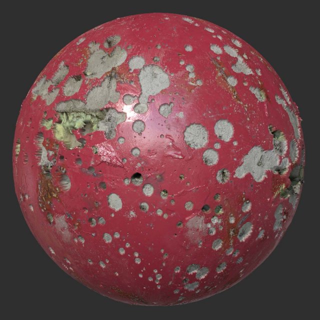 Damaged Paint Concrete Wall Seamless 4k Pbr Texture CG Textures .c4d .max .obj .3ds .fbx .stl .blend 