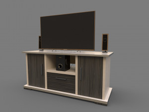 Multimedia Setup 3D Model