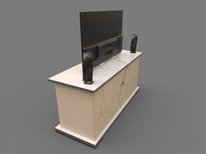 Multimedia Setup 3D Model