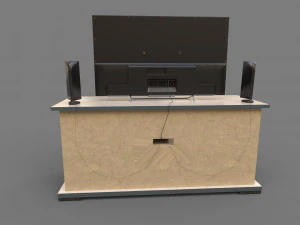 Multimedia Setup 3D Model