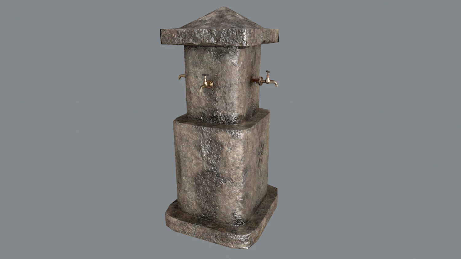 &Ccedil;oklu İ&ccedil;me Suyu Muslukları 3D Model .c4d .max .obj .3ds .fbx .stl .blend 