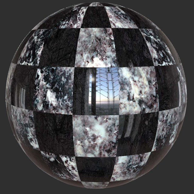 Classic Black and White Marble Checker 4k Pbr Texture CG 텍스쳐 .c4d .max .obj .3ds .fbx .stl .blend 