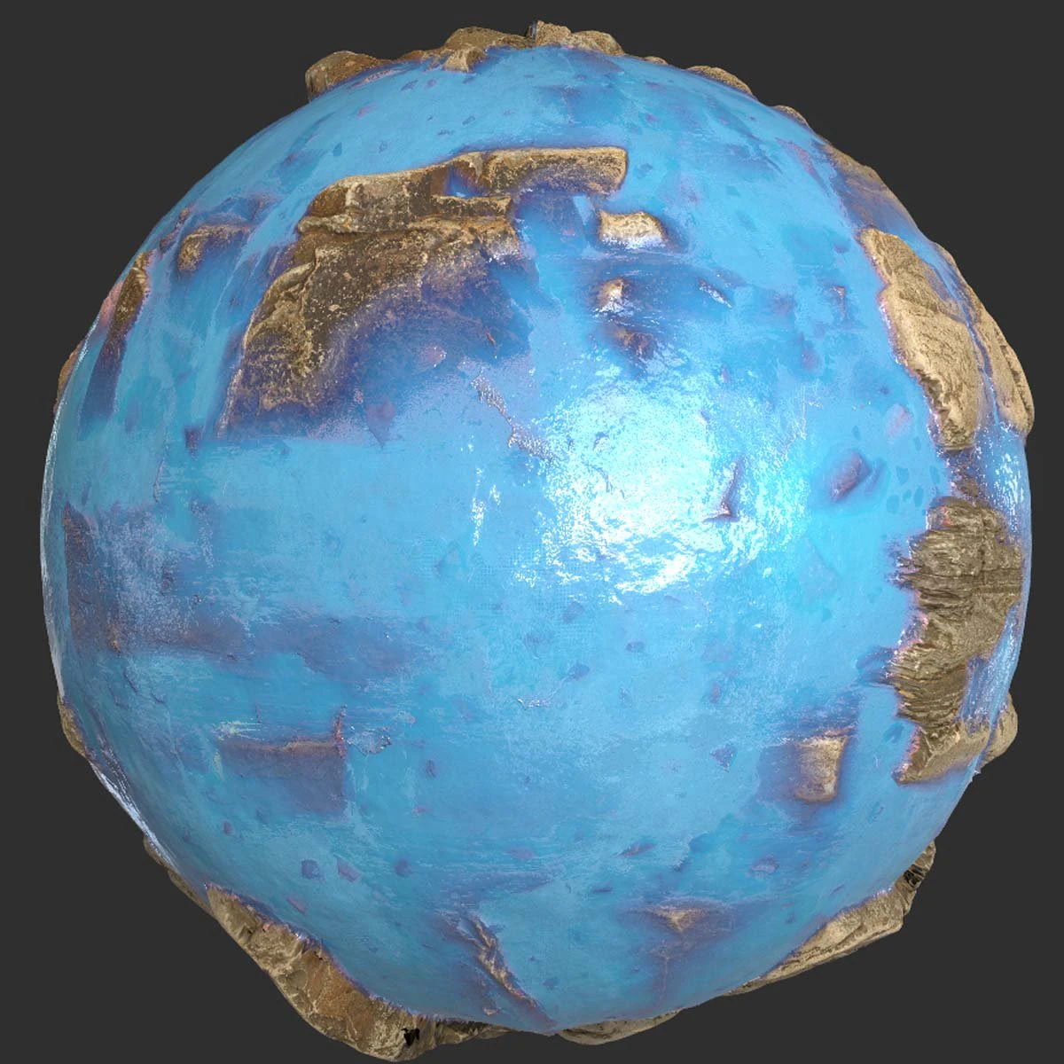 Blue Sea Rocks Pbr 4k Texture CG Textures .c4d .max .obj .3ds .fbx .stl .blend 