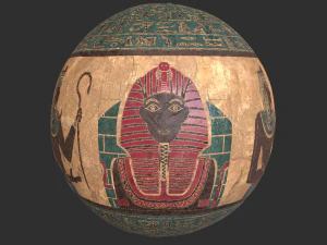 Starożytny Egipt Ściana Pbr 4k Tekstura CG Tekstury