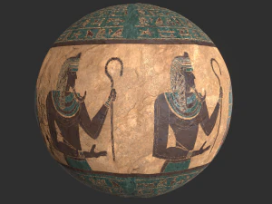 Ancient Egypt Wall Pbr 4k Texture CG Textures