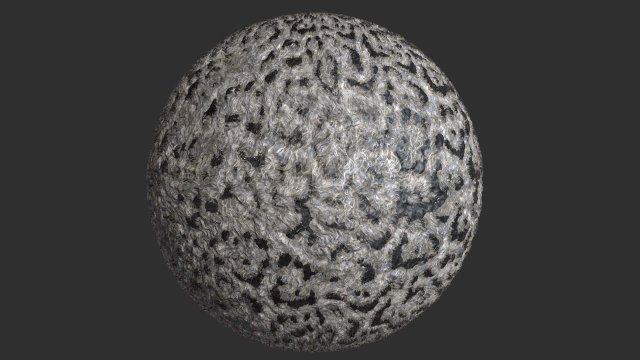Snow leopard Fur Pbr 4k Texture CG Textures .c4d .max .obj .3ds .fbx .stl .blend 