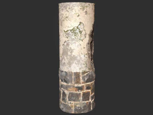 Old damaged Pillar Pbr 4k Texture CG Textures