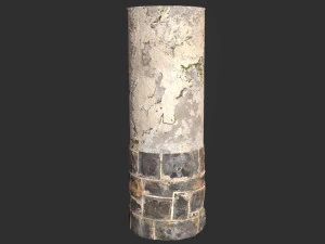 Old damaged Pillar Pbr 4k Texture CG Textures